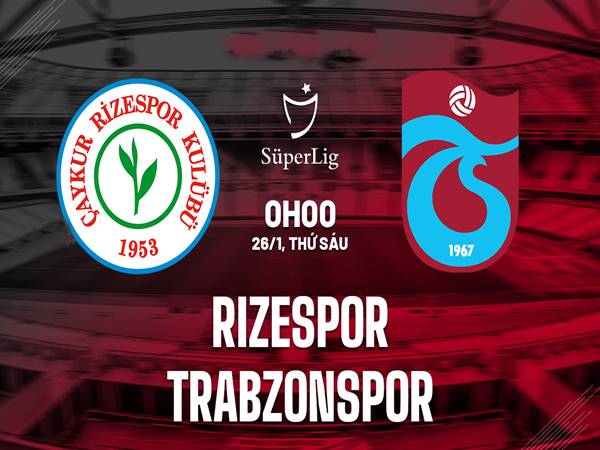 Nhận định trận Rizespor vs Trabzonspor