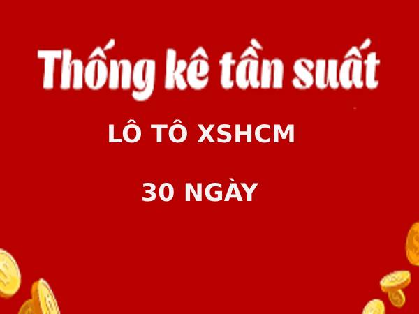 Thống kê tần suất lô tô về trong 30 ngày