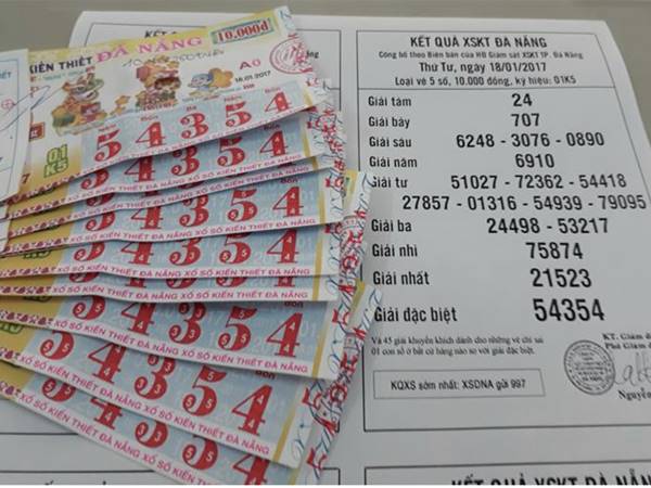Trúng giải tư vé số được bao nhiêu tiền ở từng miền?